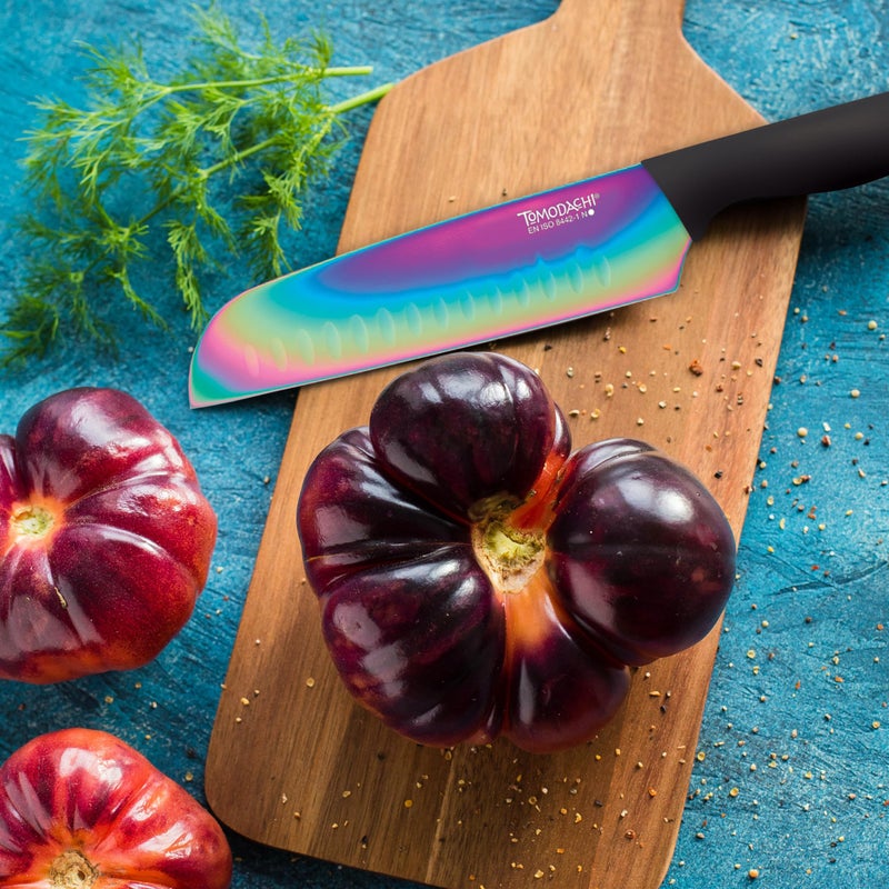 Hampton Forge HMC01A656D Rainbow Titanium â€“ 12 Piece Cutlery Set â€“ Multi - Image 5